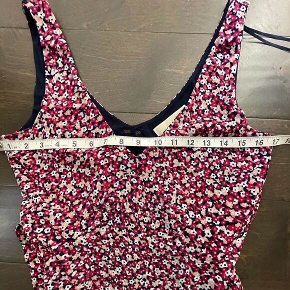Michael Kors Floral Print Midi Sleeveless Dress M - Picture 9 of 10